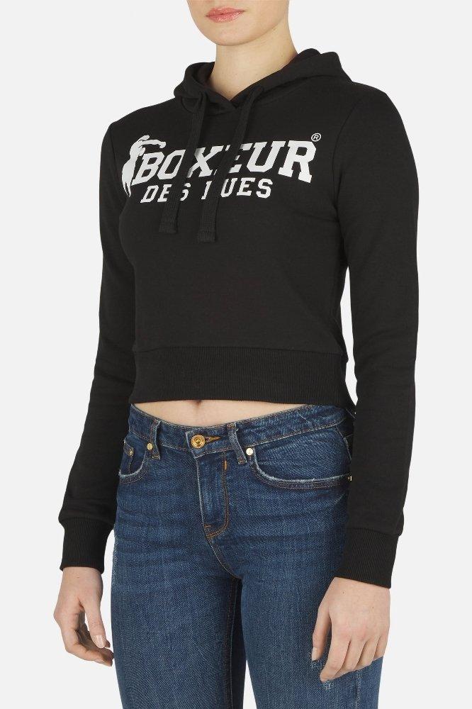Lady Hooded Sweatshirt Damen Schwarz XL von BOXEUR DES RUES