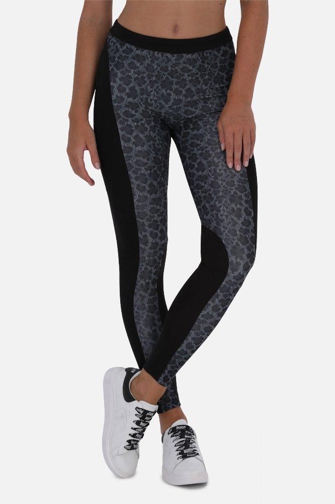 Mid-rise Farbblock-leggins Damen Anthrazit XL von BOXEUR DES RUES