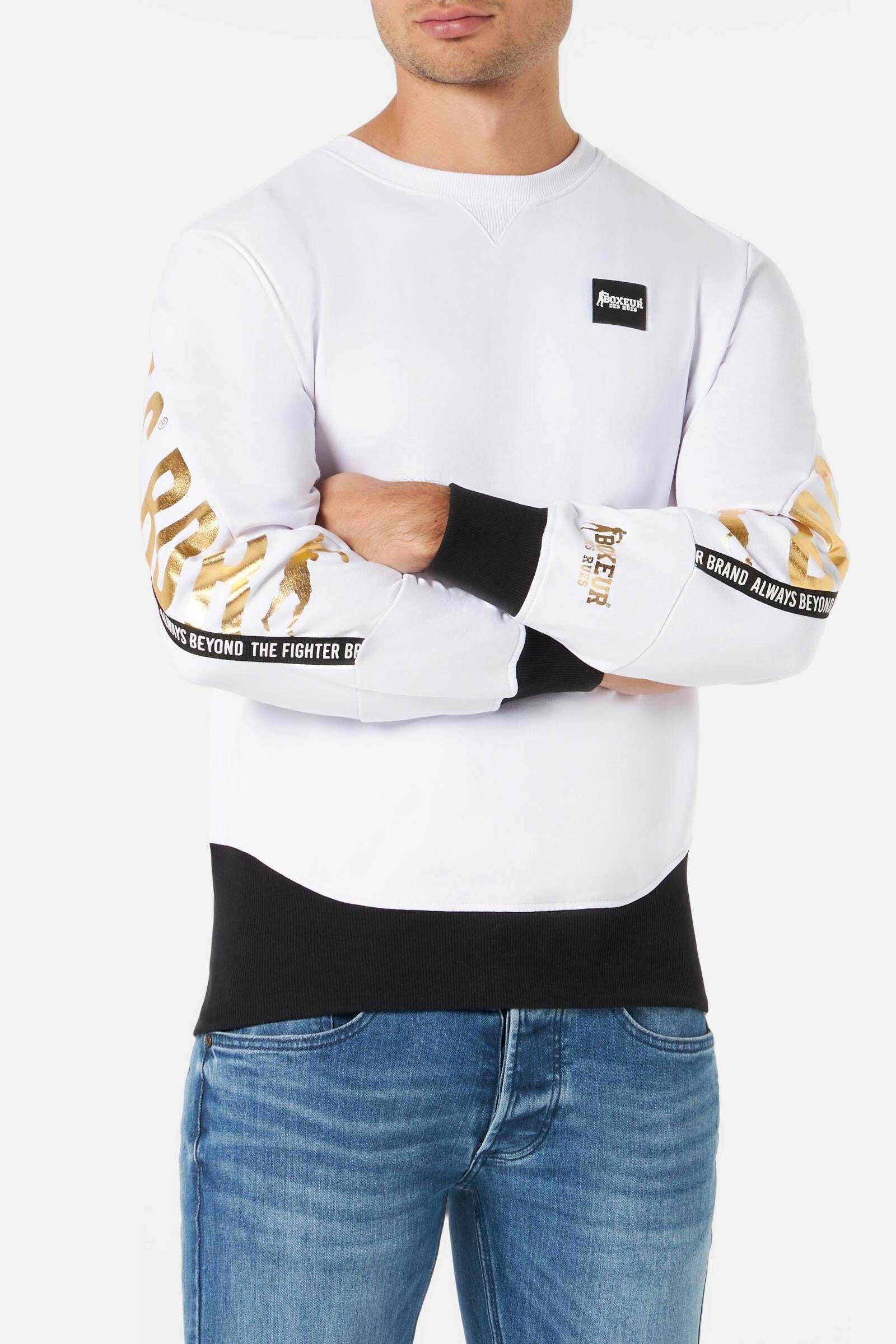 Sweatshirts Sweatshirt With Lettering Print Herren Weiss XL von BOXEUR DES RUES