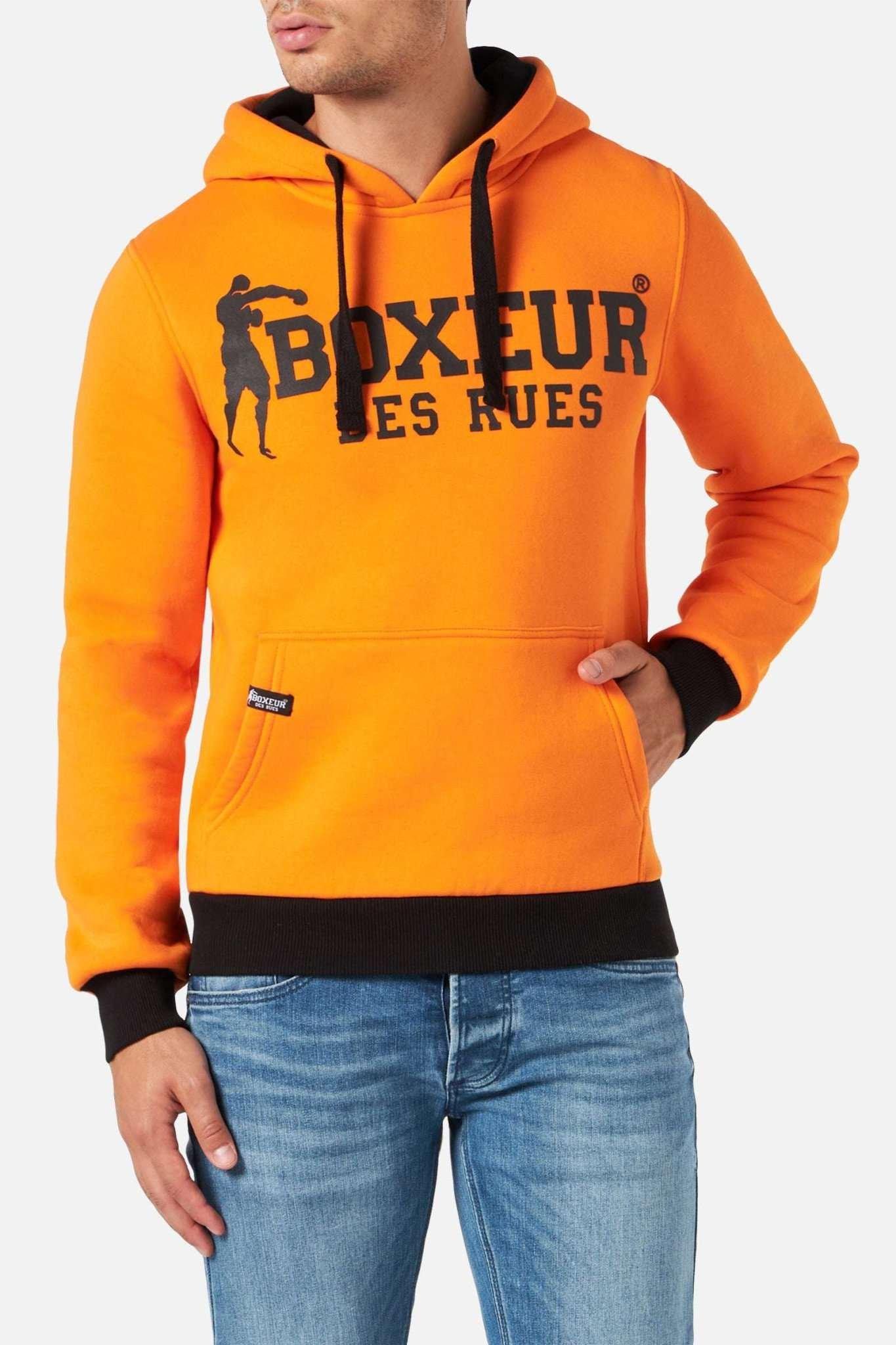 Sweatshirts Man Hoodie Sweatshirt Herren Orange M von BOXEUR DES RUES