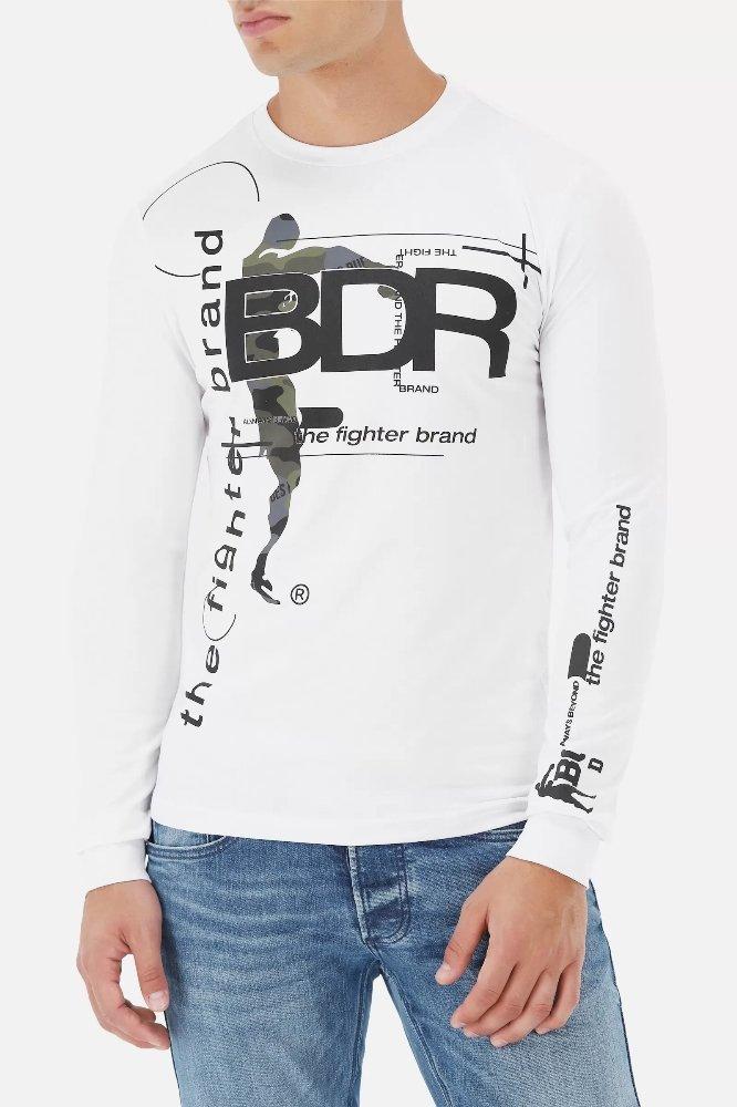 T-shirt Mit Aufdrucken Herren Weiss L von BOXEUR DES RUES