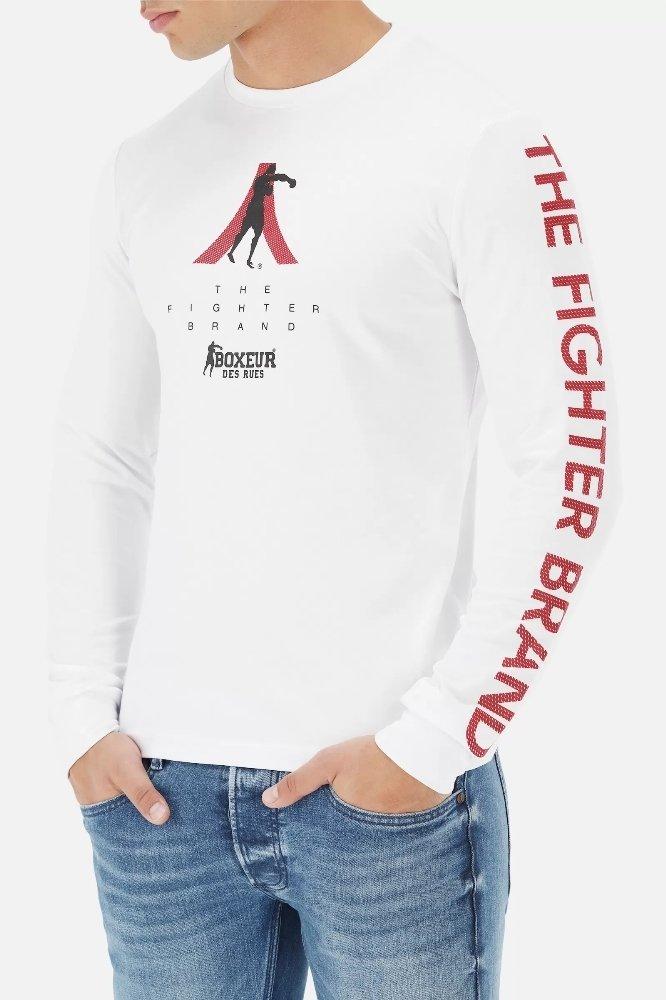 T-shirt Mit Aufdrucken Herren Weiss M von BOXEUR DES RUES