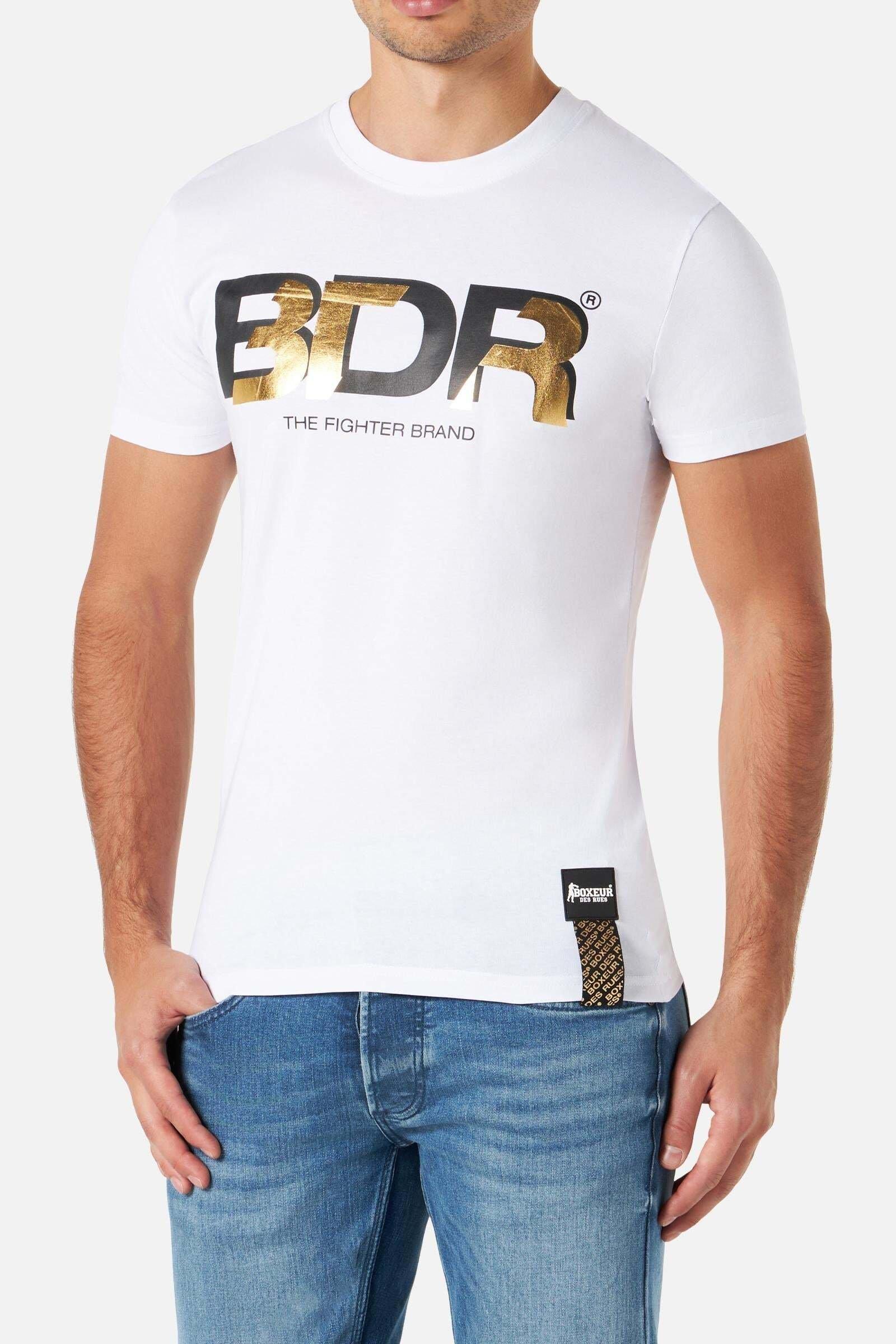 T-shirts Bdr Printed T-shirt Herren Weiss XL von BOXEUR DES RUES
