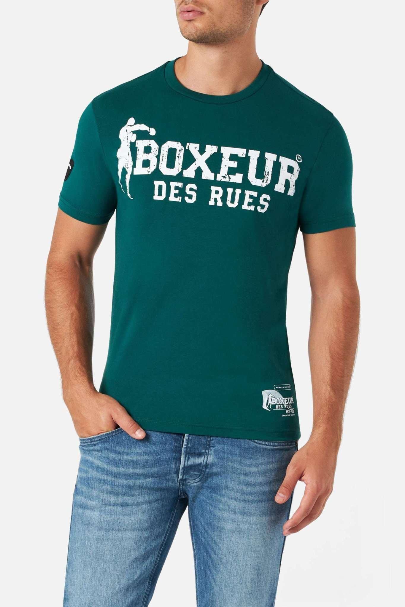 T-shirts T-shirt Boxeur Street 2 Herren Grün L von BOXEUR DES RUES