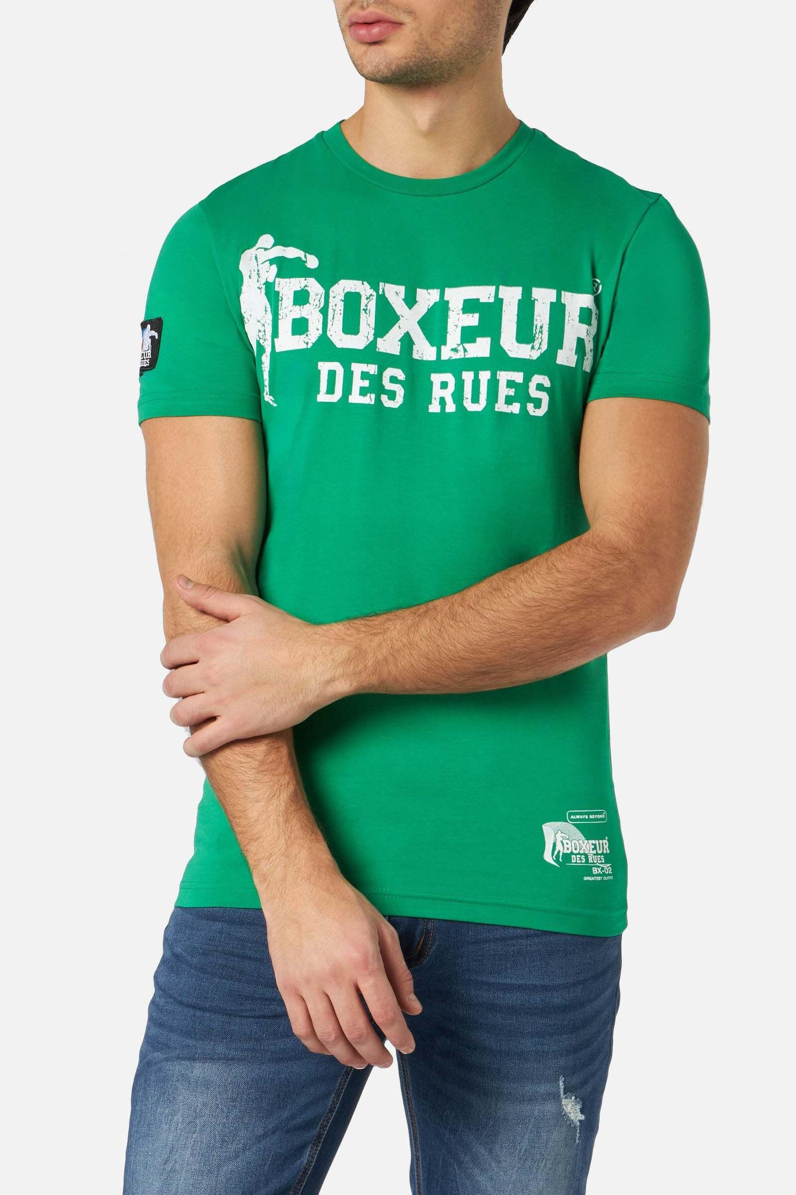 T-shirts T-shirt Boxeur Street 2 Herren Grün L von BOXEUR DES RUES