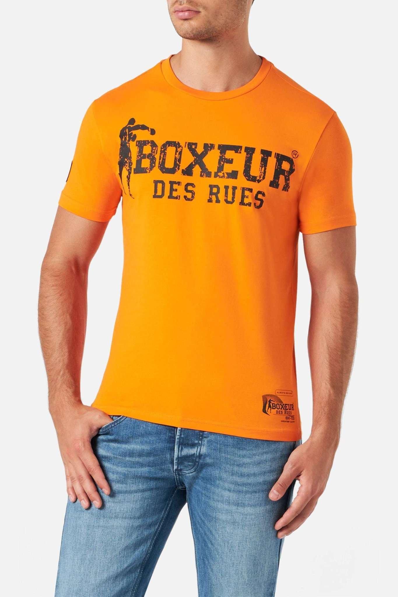 T-shirts T-shirt Boxeur Street 2 Herren Orange L von BOXEUR DES RUES
