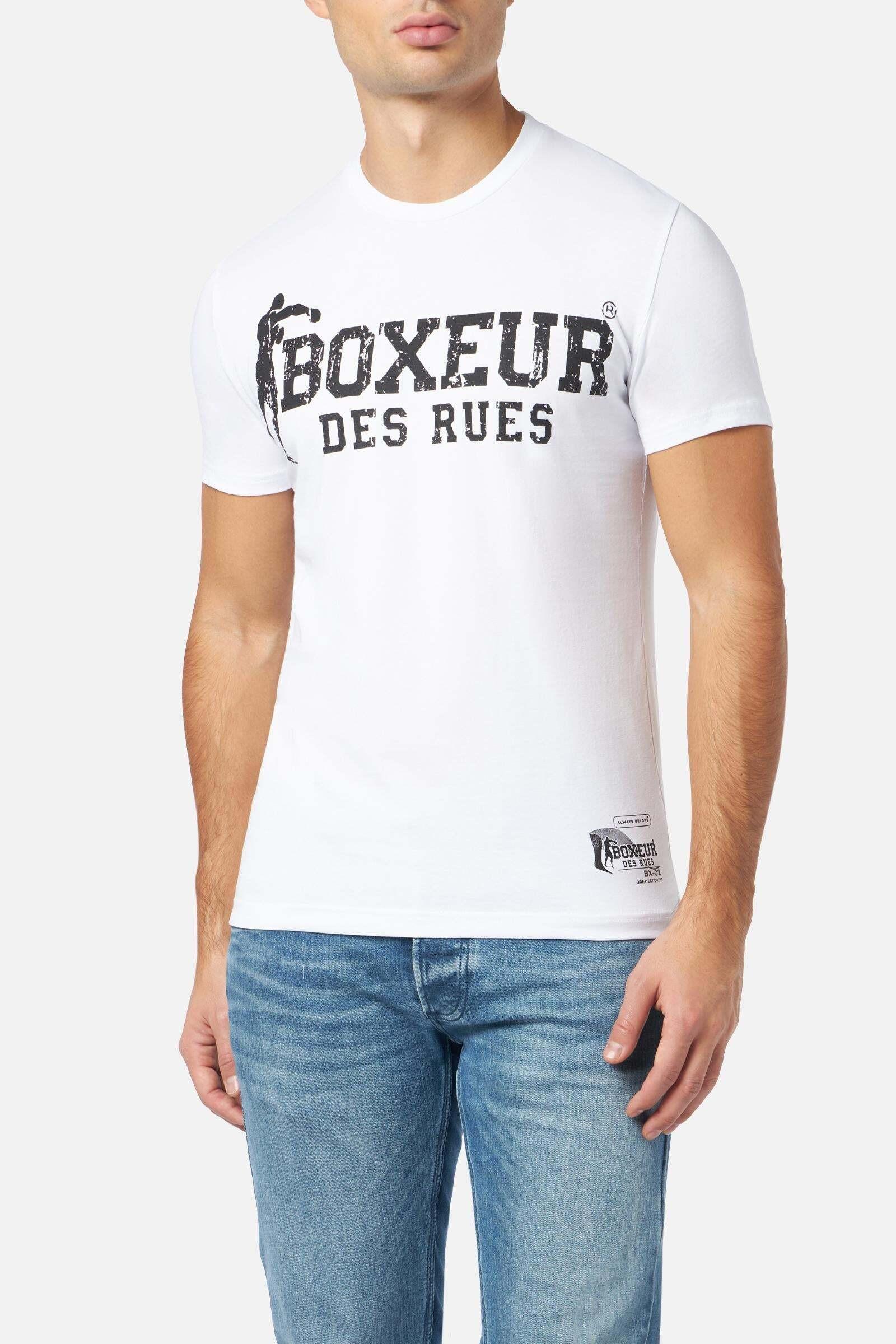 T-shirts T-shirt Boxeur Street 2 Herren Weiss L von BOXEUR DES RUES