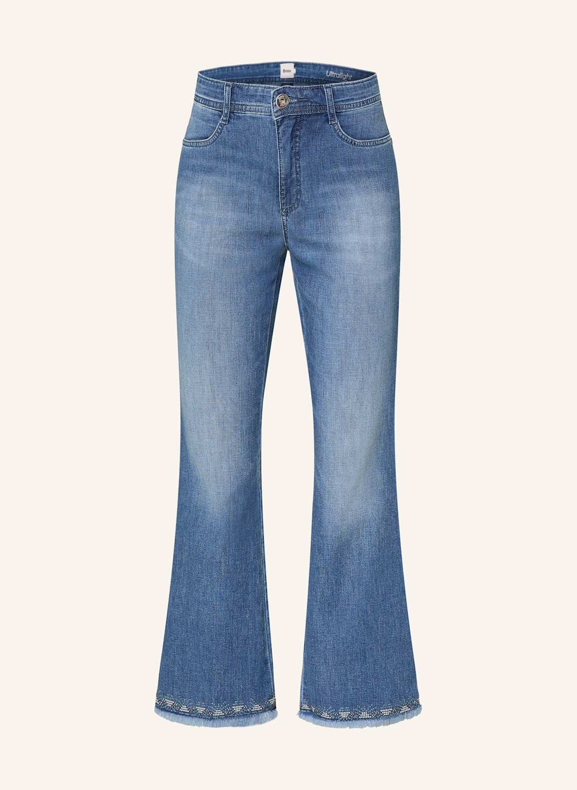 Brax 7/8-Jeans Mary S Mit Schmucksteinen blau von BRAX