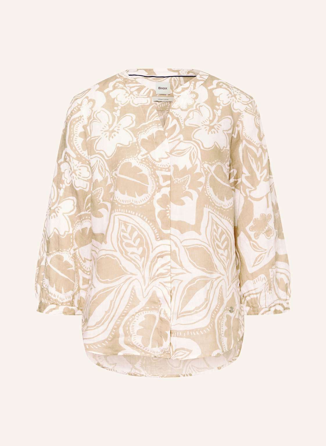 Brax Bluse Velia Aus Leinen beige Brax Bluse Velia Aus Leinen beige von BRAX
