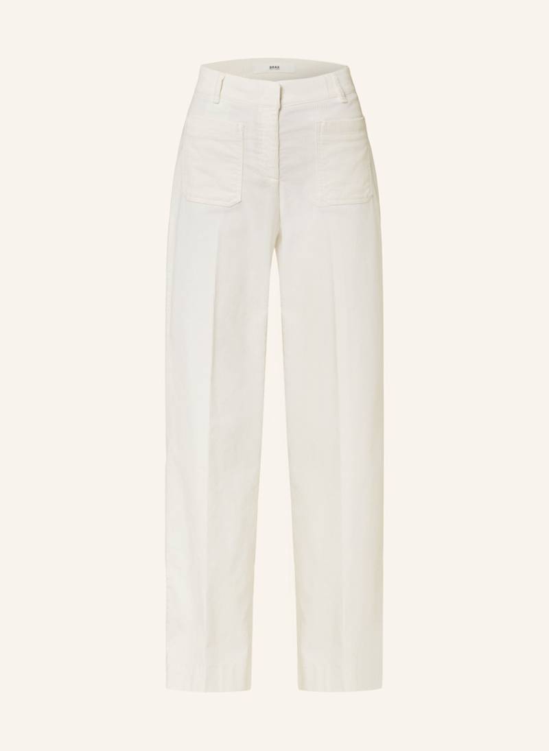 Brax Cordhose Maine weiss von BRAX