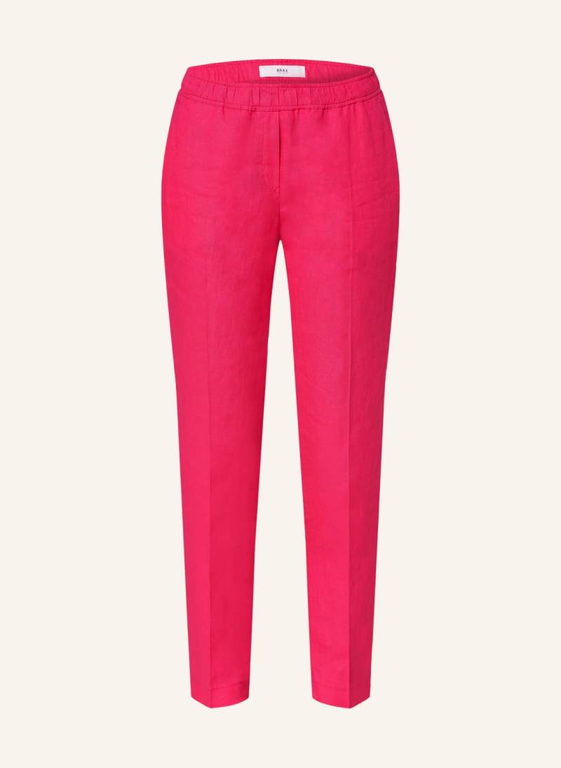 Brax Leinenhose Style Maron pink von BRAX