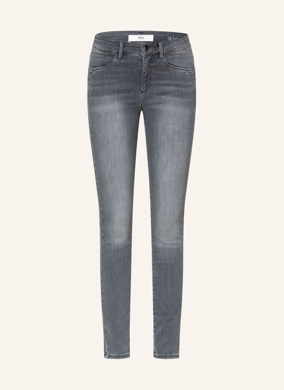 Brax Skinny Jeans Ana Mit Push-Up-Effekt grau von BRAX