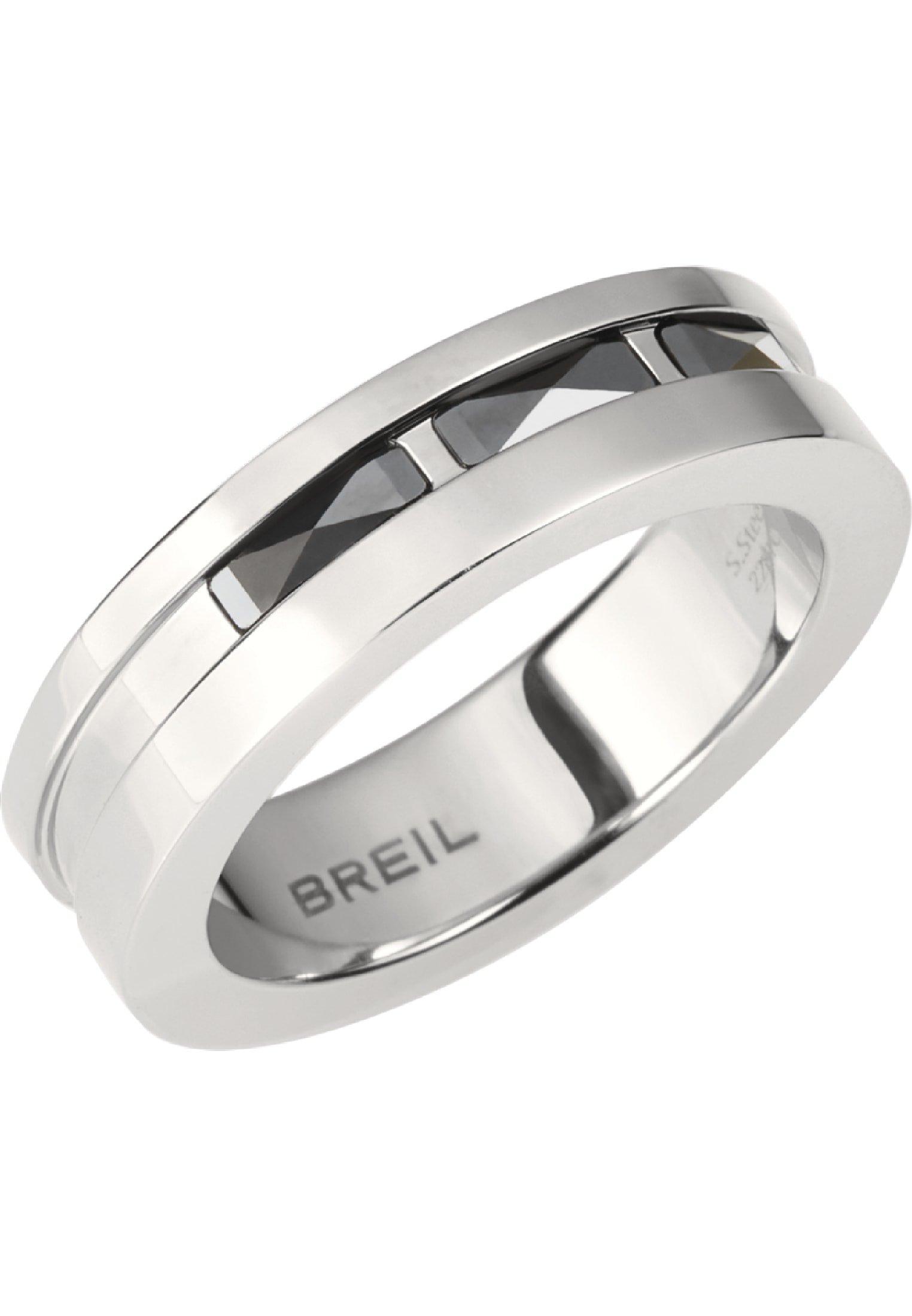 Ring Ceramic Brick Damen Schwarz 61 von BREIL