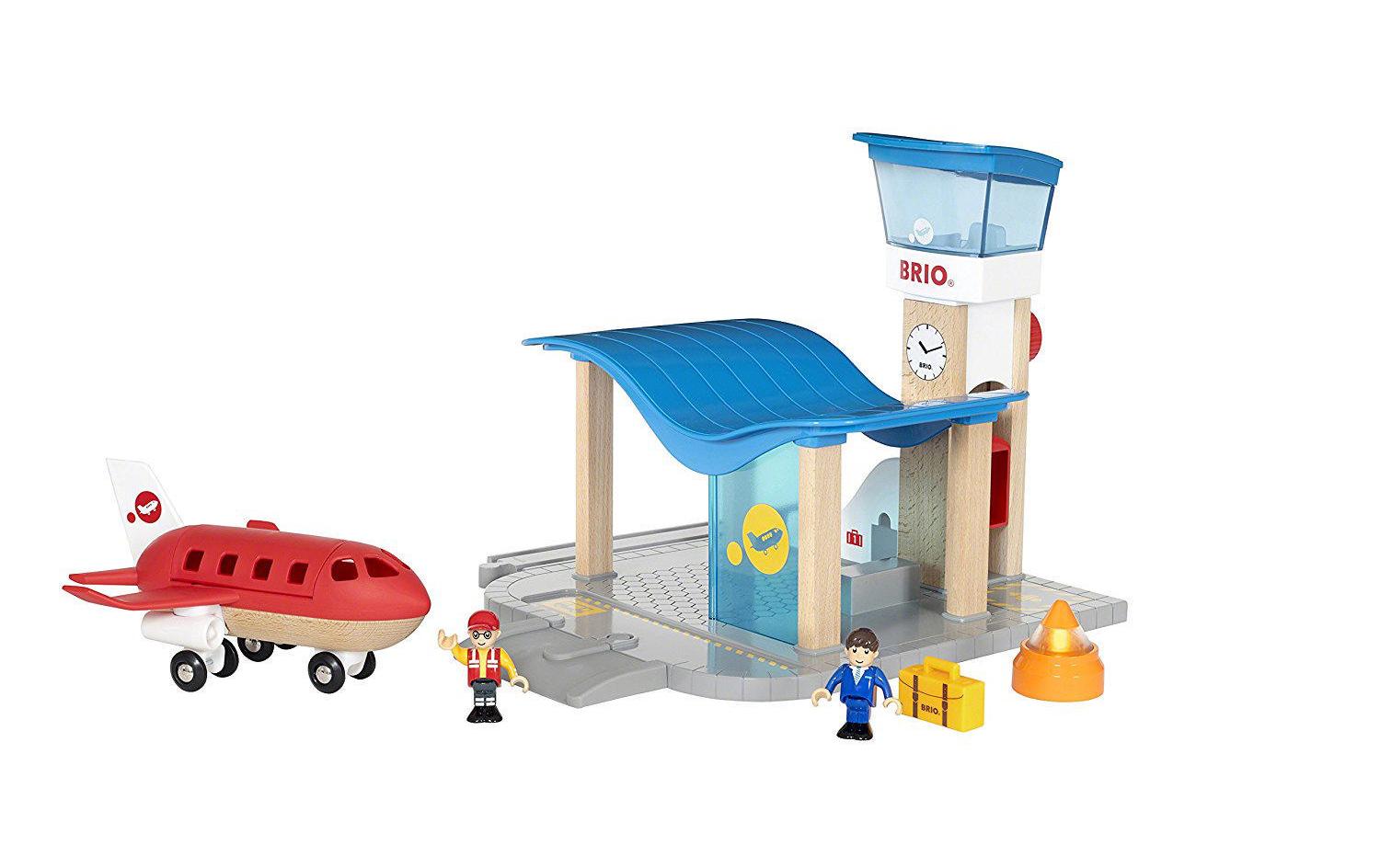 BRIO® Spielzeugeisenbahn-Gebäude »BRIO® WORLD Flughafen mit Tower« von BRIO®