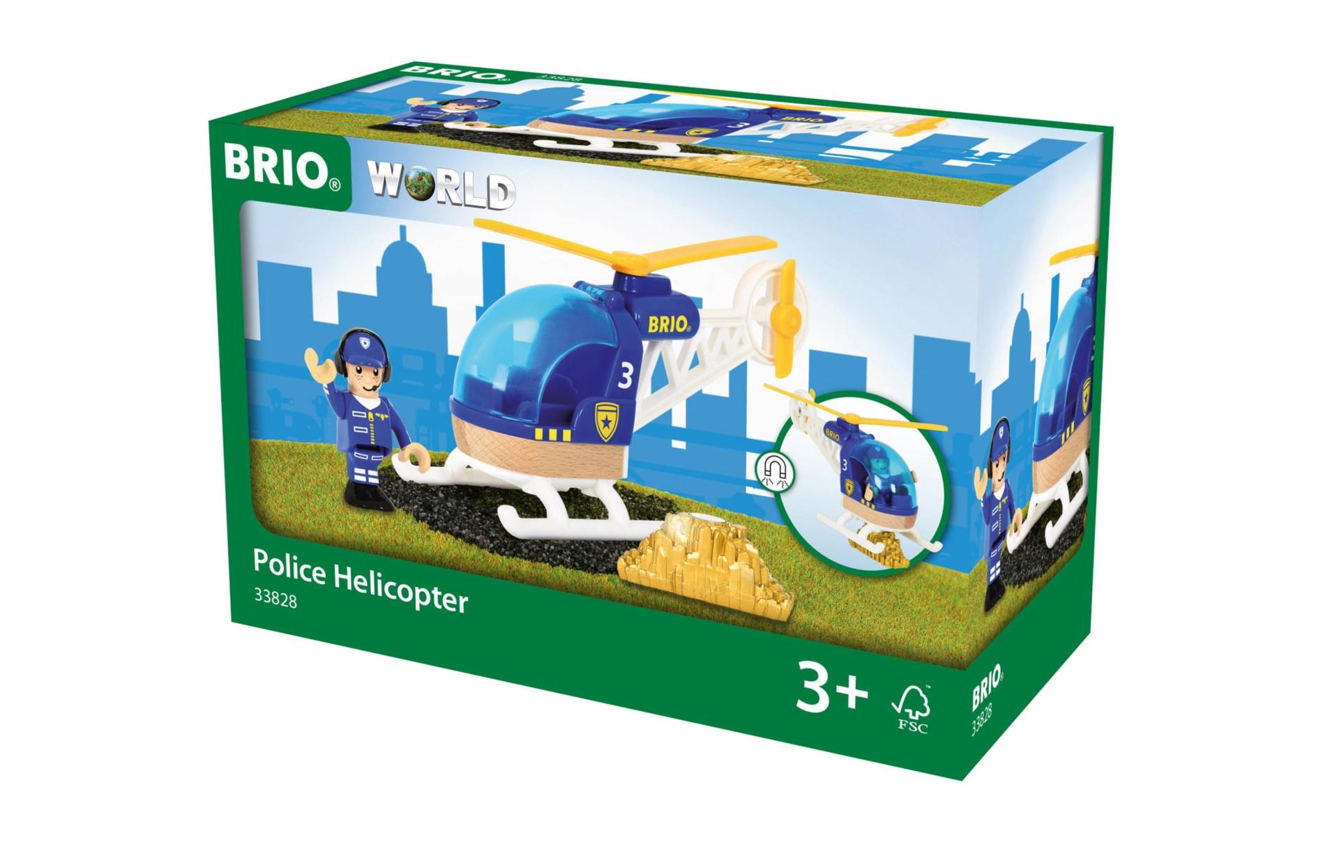 BRIO® Spielzeug-Auto »Polizeihubschrauber« von BRIO®