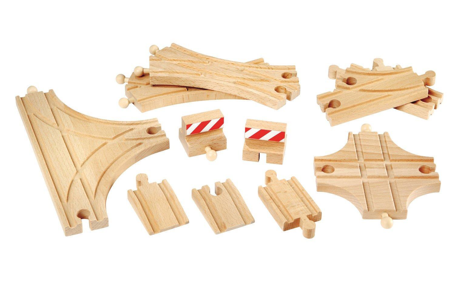 BRIO® Spielzeugeisenbahn-Schiene »BRIO® Ergänzungsset Holzschienensystem,« von BRIO®