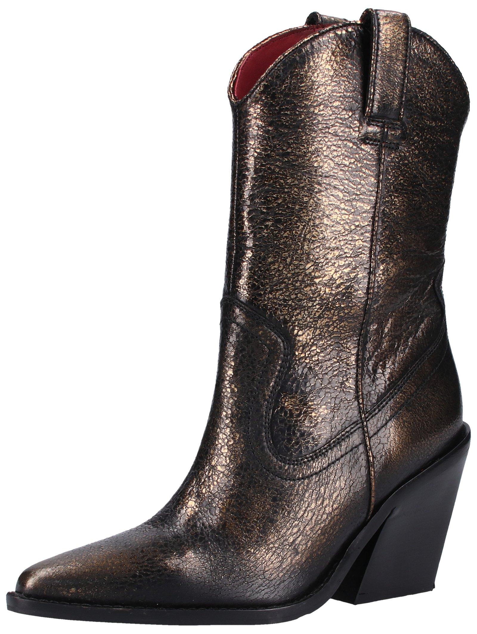 Stiefel 34125-f Damen Gold 41 von BRONX