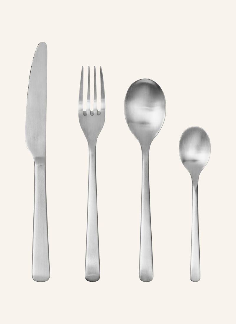 Broste Copenhagen 16-Tlg. Besteck-Set Hune silber von BROSTE COPENHAGEN