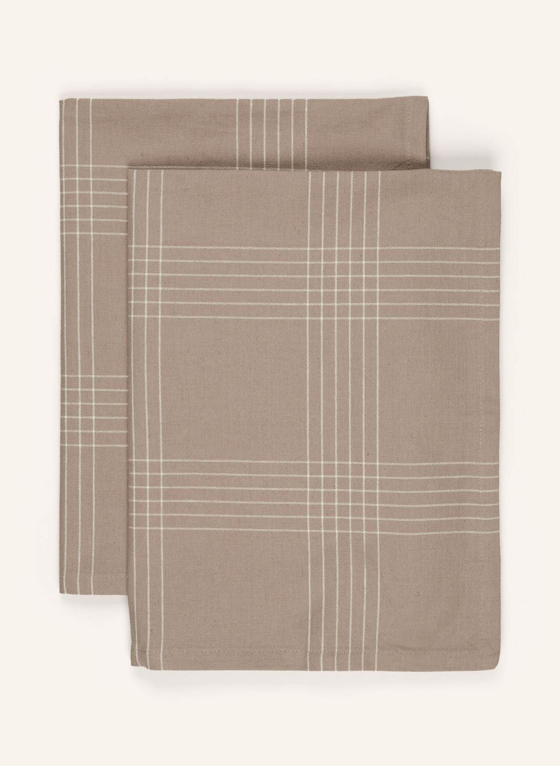 Broste Copenhagen 2er-Set Geschirrtücher Rud grau von BROSTE COPENHAGEN
