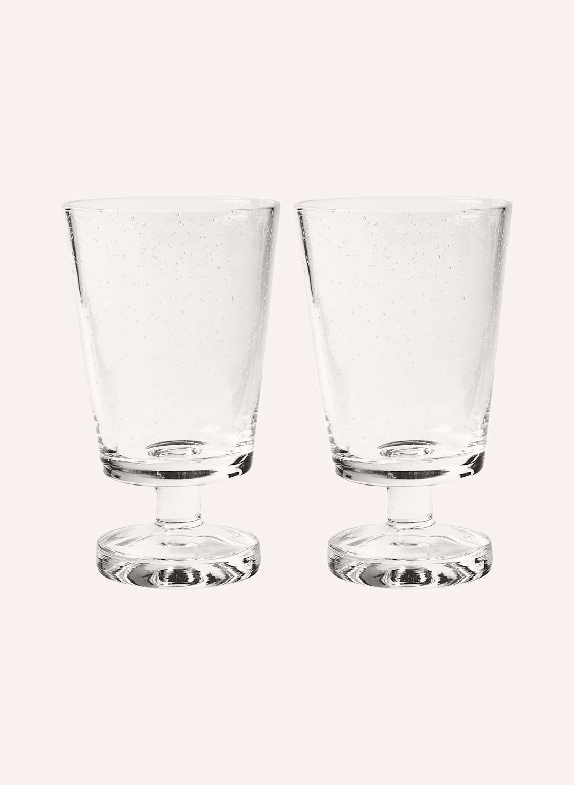 Broste Copenhagen 2er-Set Weingläser Bubble transparent Broste Copenhagen 2er-Set Weingläser Bubble transparent von BROSTE COPENHAGEN