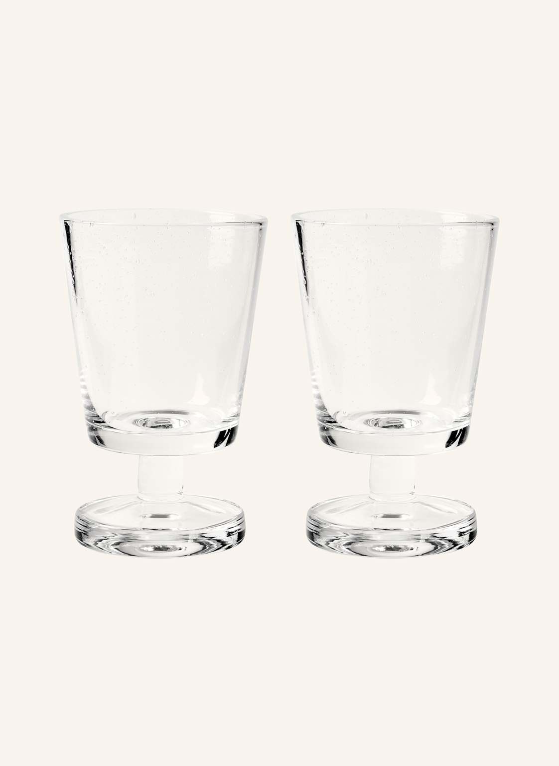 Broste Copenhagen 2er-Set Weingläser Bubble transparent Broste Copenhagen 2er-Set Weingläser Bubble transparent von BROSTE COPENHAGEN