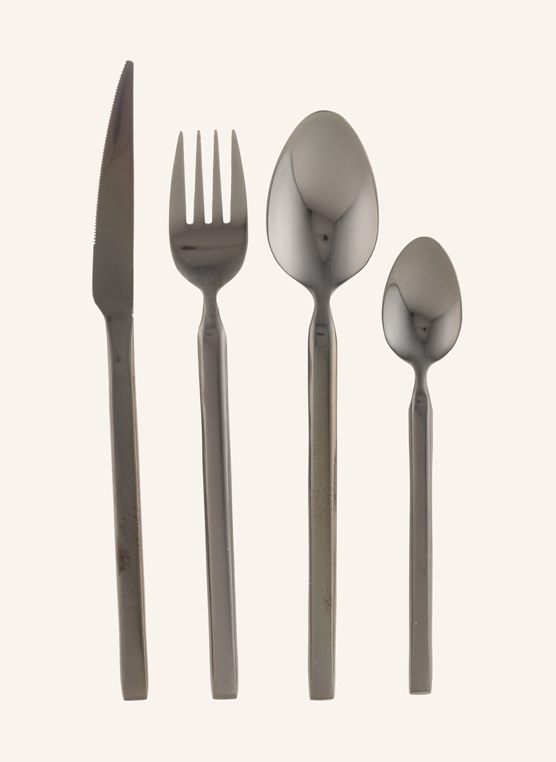 Broste Copenhagen 4-Tlg. Besteck-Set Sletten schwarz Broste Copenhagen 4-Tlg. Besteck-Set Sletten schwarz von BROSTE COPENHAGEN