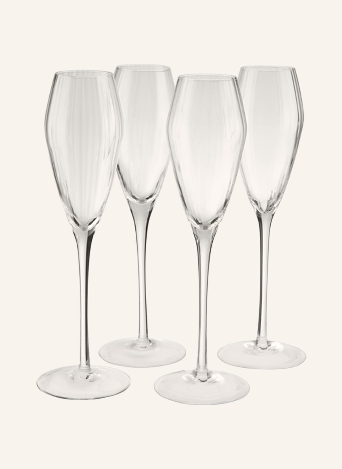 Broste Copenhagen 4er-Set Champagnergläser Sandvig transparent Broste Copenhagen 4er-Set Champagnergläser Sandvig transparent von BROSTE COPENHAGEN