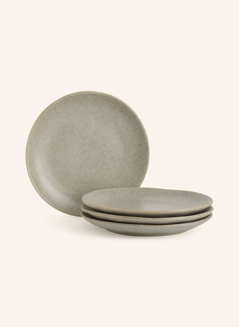 Broste Copenhagen 4er-Set Desserteller Nordic Marsh gruen von BROSTE COPENHAGEN