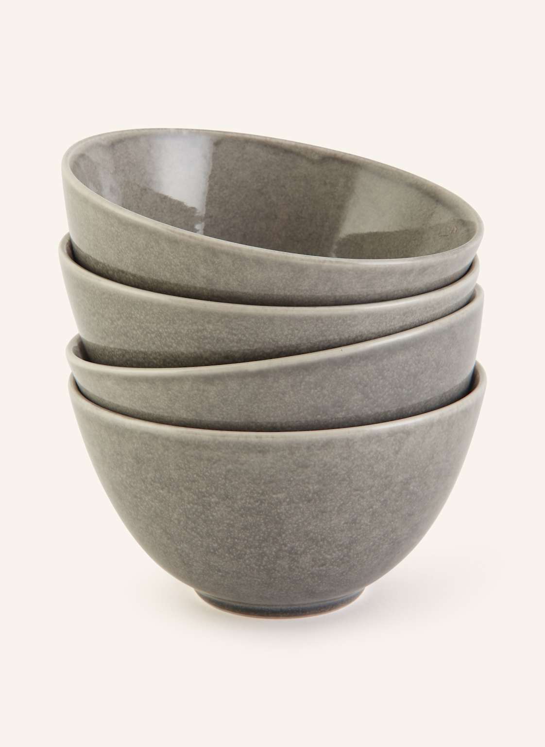 Broste Copenhagen 4er-Set Schalen Nordic Rain grau Broste Copenhagen 4er-Set Schalen Nordic Rain grau von BROSTE COPENHAGEN