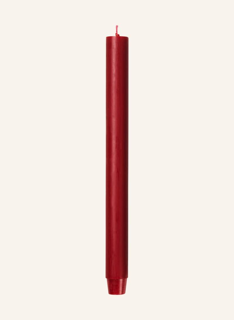 Broste Copenhagen 6er-Set Stabkerzen Classic Rustic rot von BROSTE COPENHAGEN