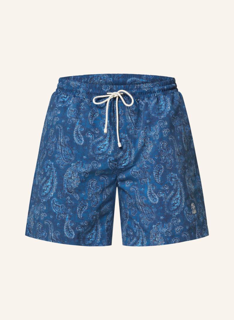 Brunello Cucinelli Badeshorts blau von BRUNELLO CUCINELLI