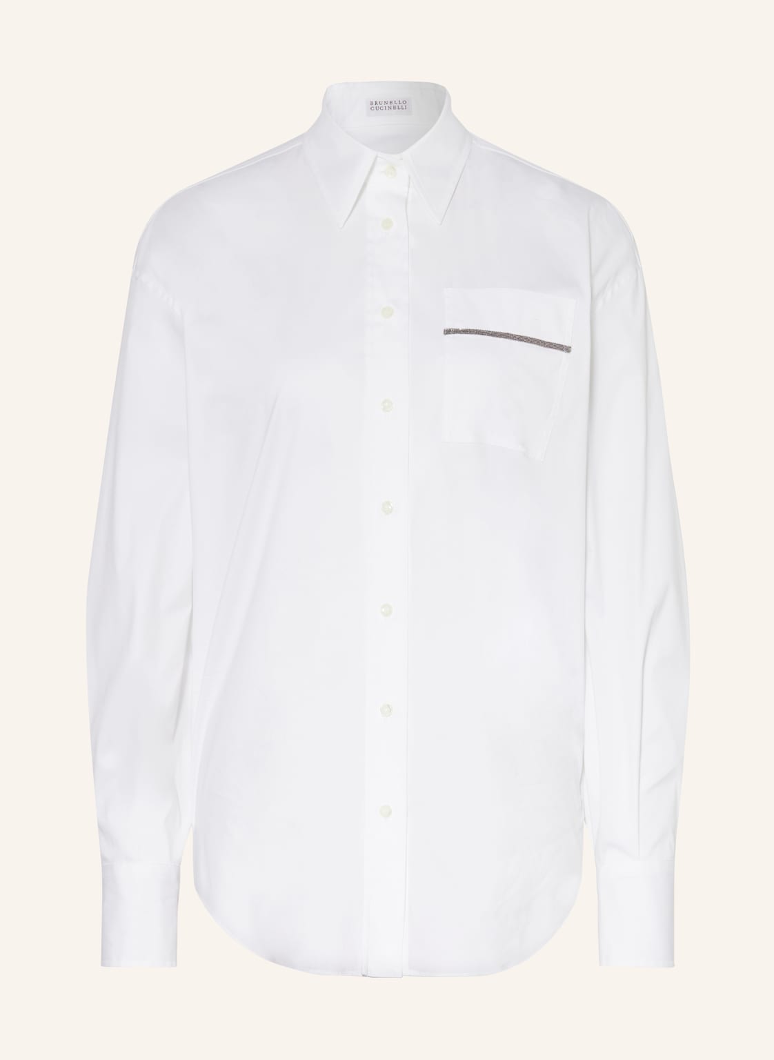 Brunello Cucinelli Hemdbluse weiss Brunello Cucinelli Hemdbluse weiss von BRUNELLO CUCINELLI