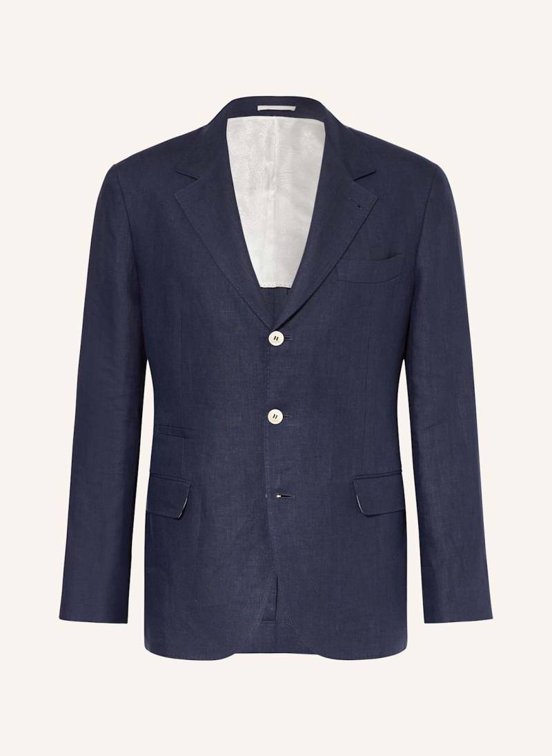 Brunello Cucinelli Leinen-Sakko Leisure Fit blau von BRUNELLO CUCINELLI