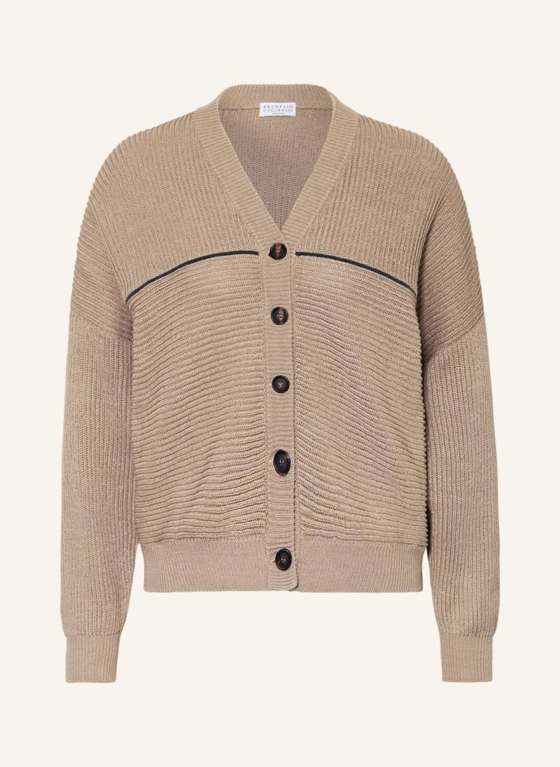 Brunello Cucinelli Strickjacke braun von BRUNELLO CUCINELLI