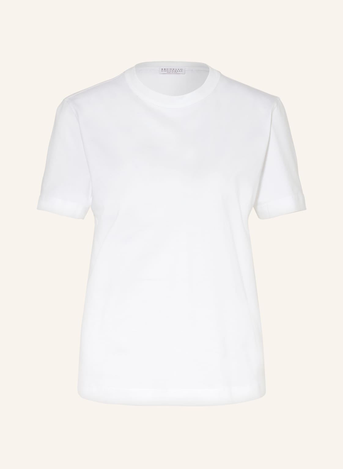 Brunello Cucinelli T-Shirt Mit Schmucksteinen weiss Brunello Cucinelli T-Shirt Mit Schmucksteinen weiss von BRUNELLO CUCINELLI