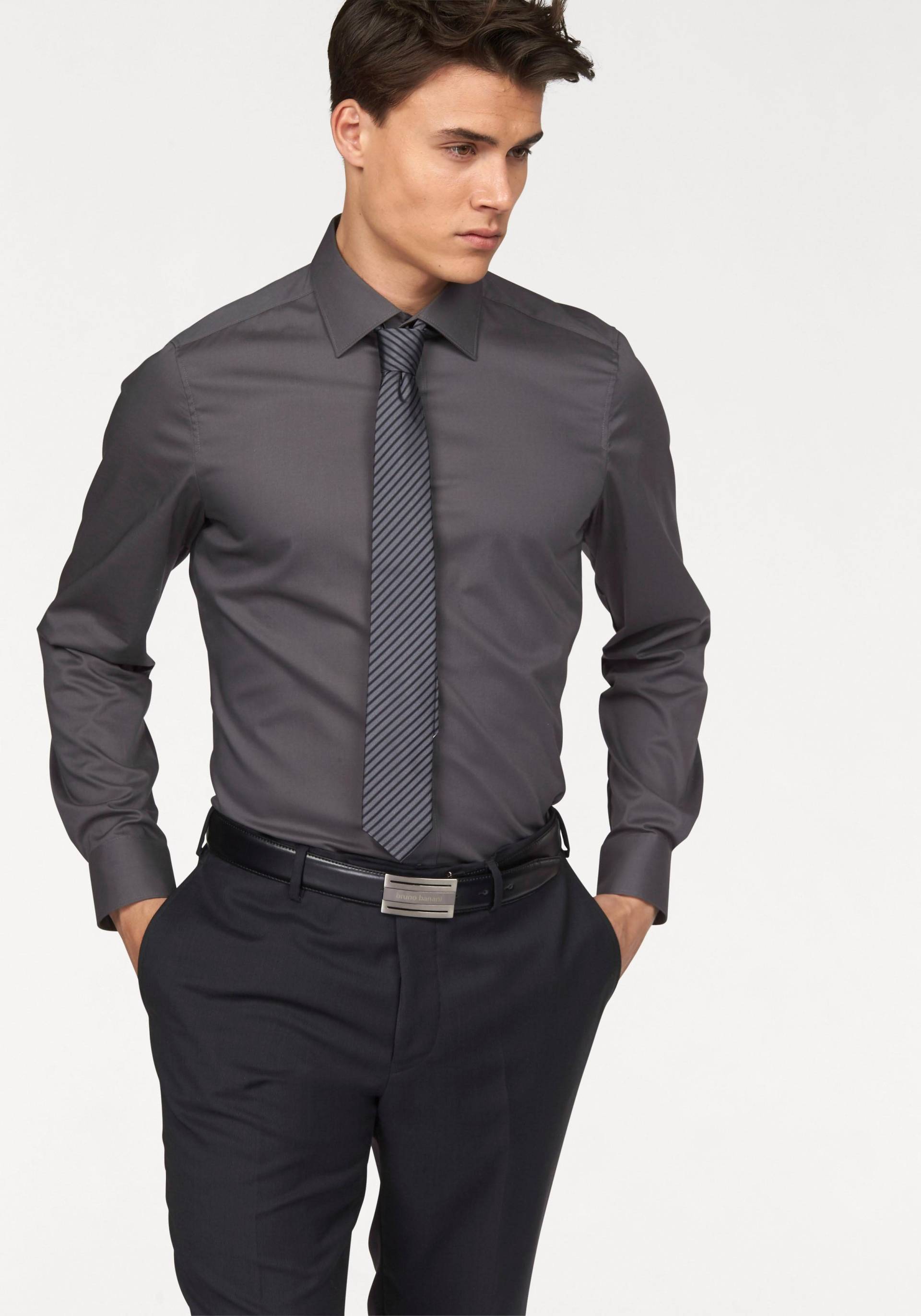 Bruno Banani Langarmhemd »Slim-fit« von Bruno Banani