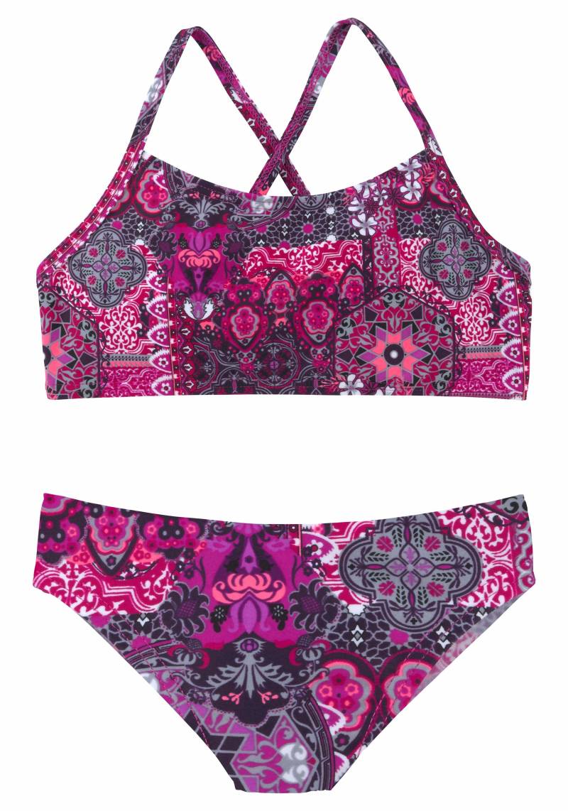 Buffalo Bustier-Bikini »Shari Kids«, mit verspieltem Print von Buffalo