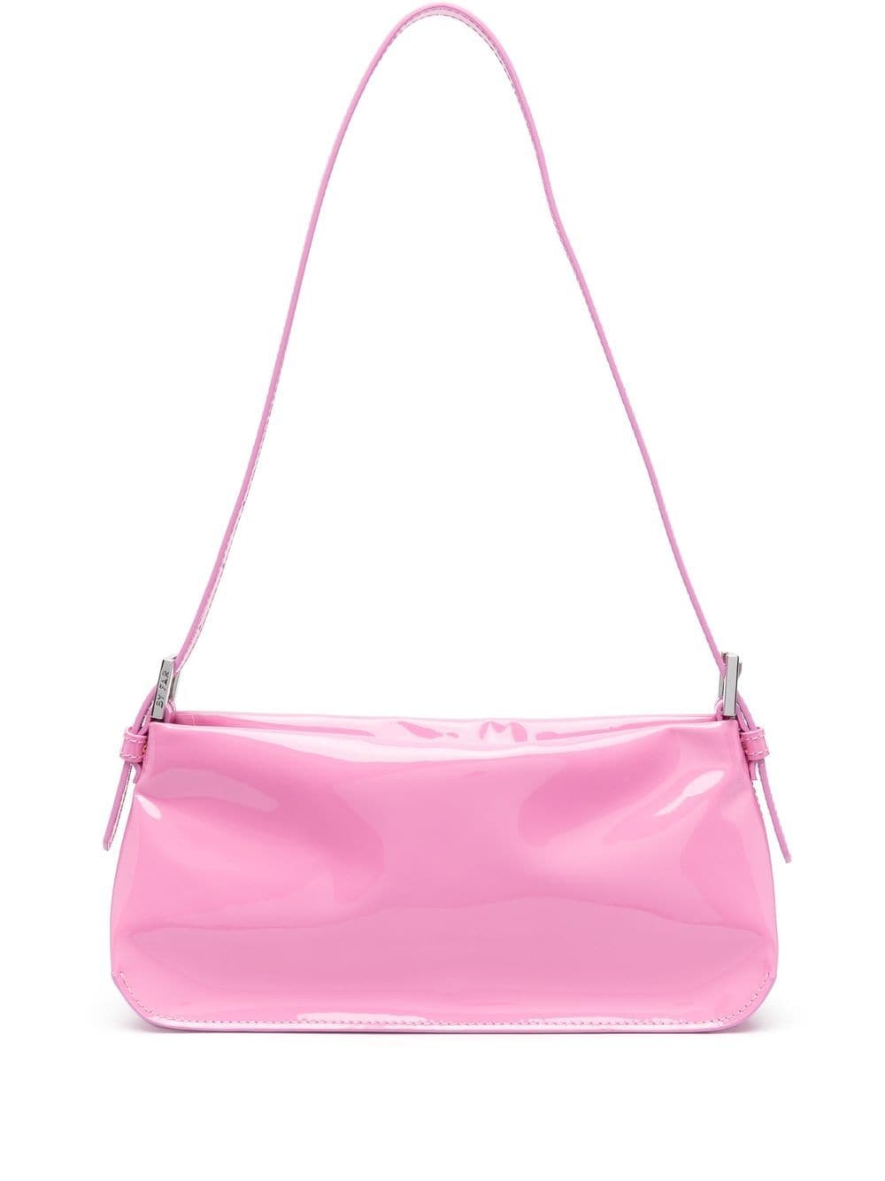 BY FAR Dulce patent leather shoulder bag - Pink von BY FAR
