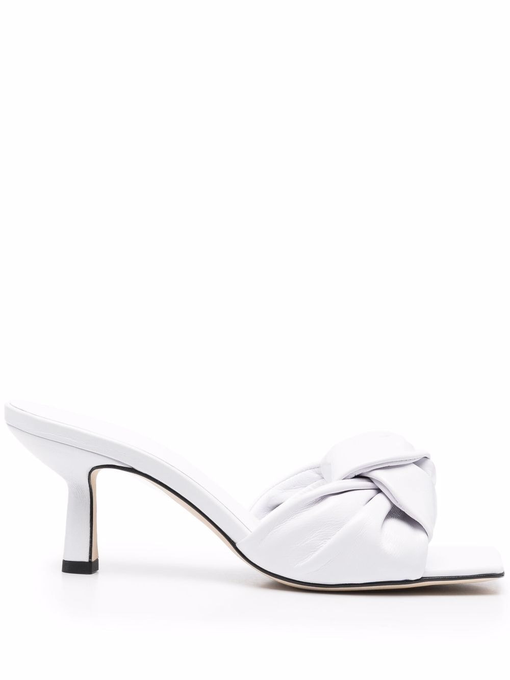 BY FAR Lami knot-strap sandals - White von BY FAR
