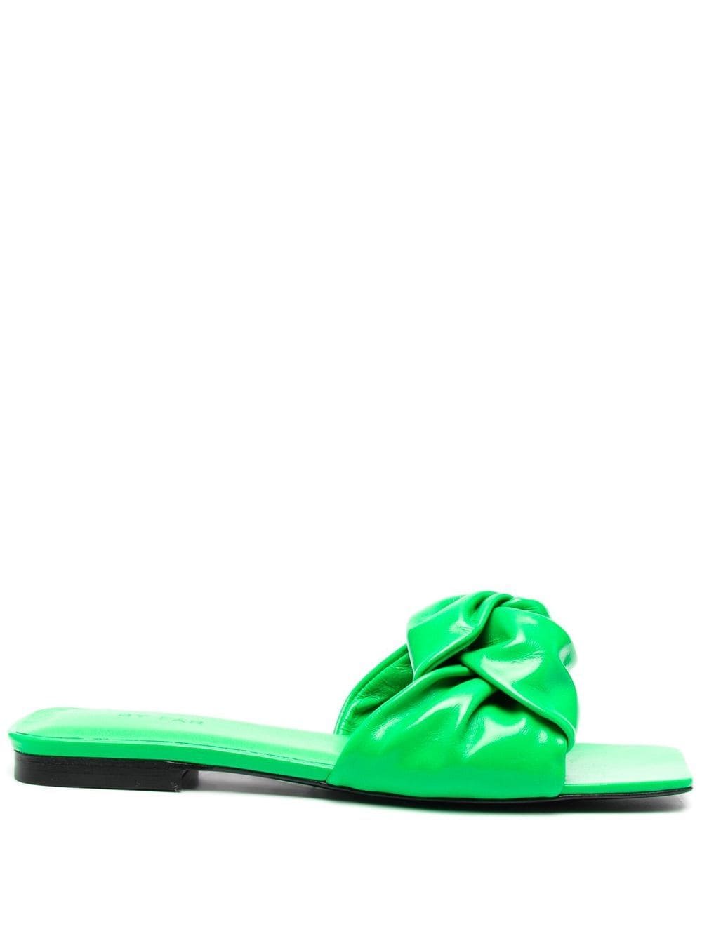 BY FAR Lima open-toe sandals - Green von BY FAR