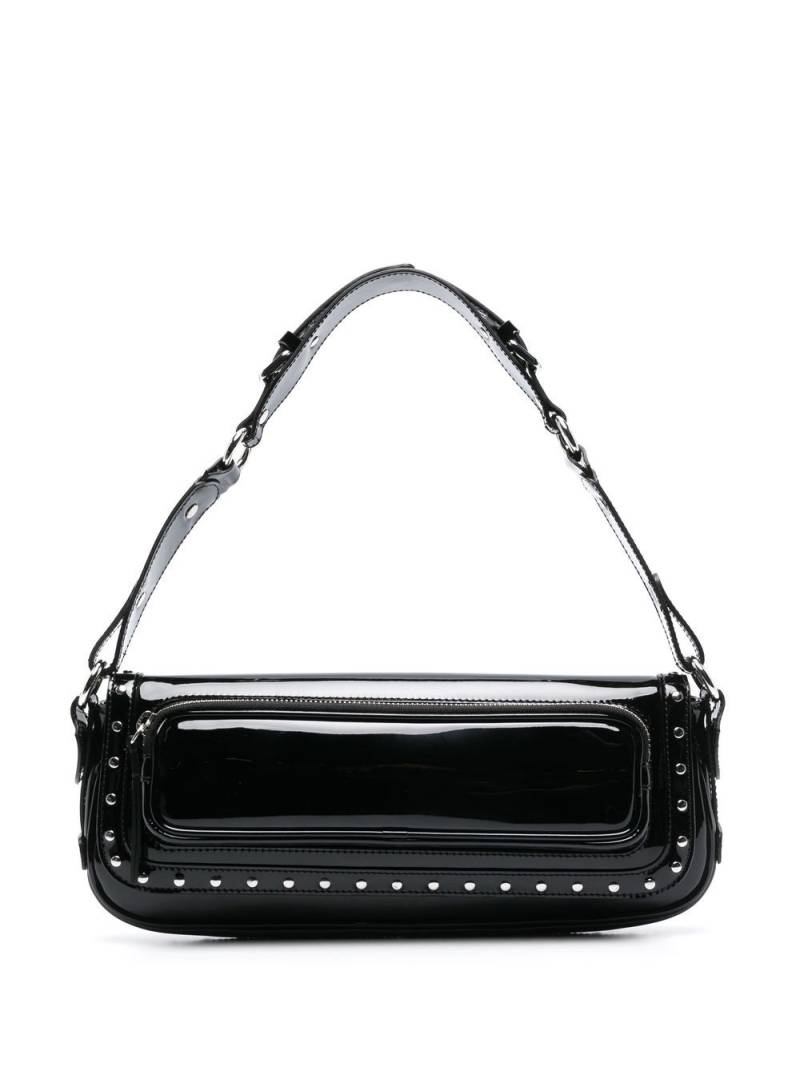 BY FAR Maddy patent leather shoulder bag - Black von BY FAR