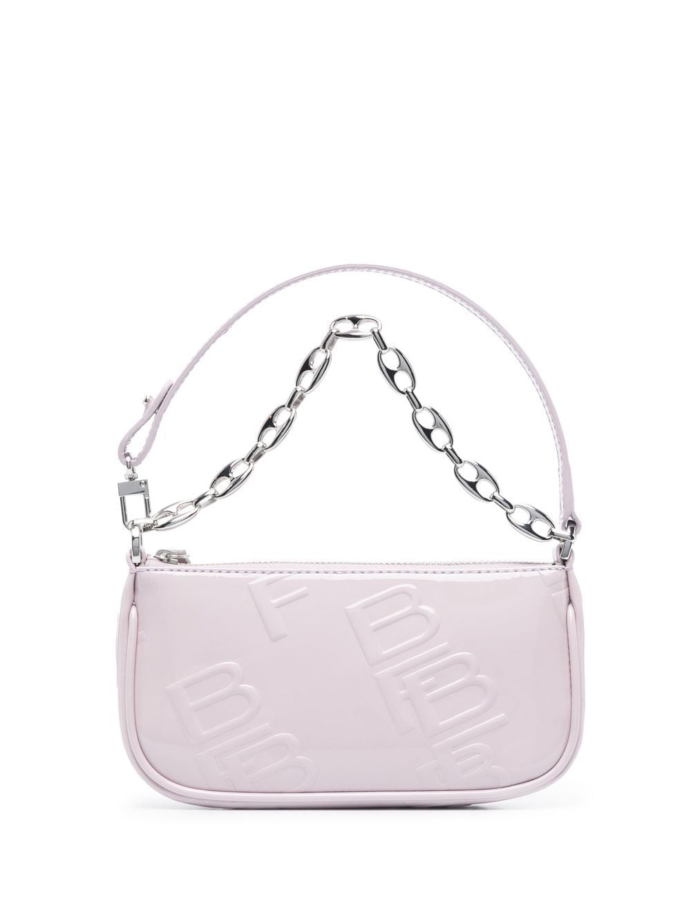 BY FAR Mini Rachel Dawn leather shoulder bag - Pink von BY FAR