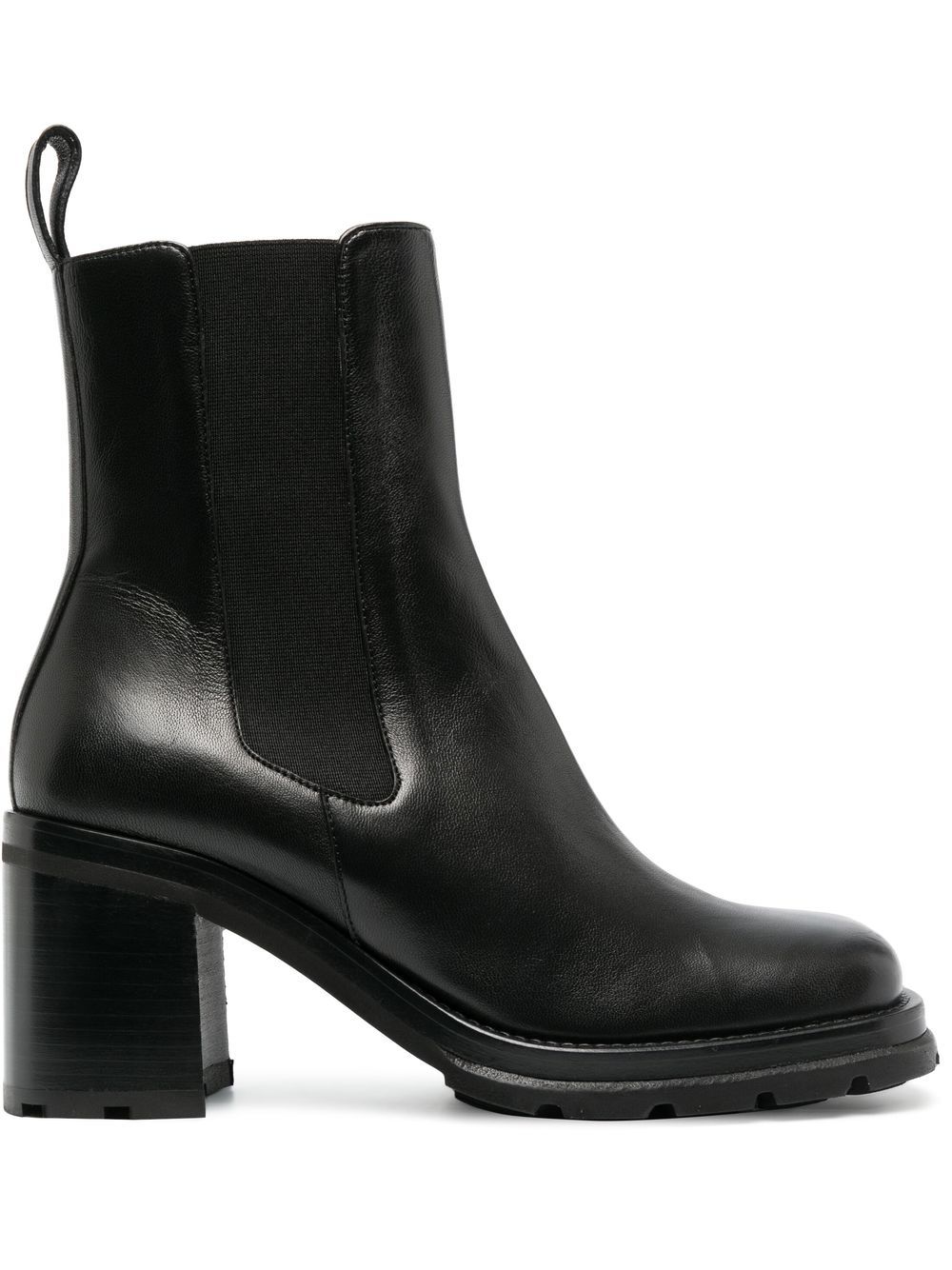 BY FAR ankle-length 80mm leather boots - Black von BY FAR