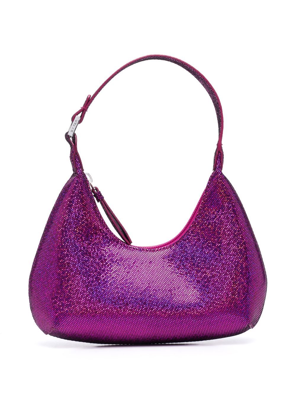 BY FAR glitter-detail shoulder bag - Pink von BY FAR