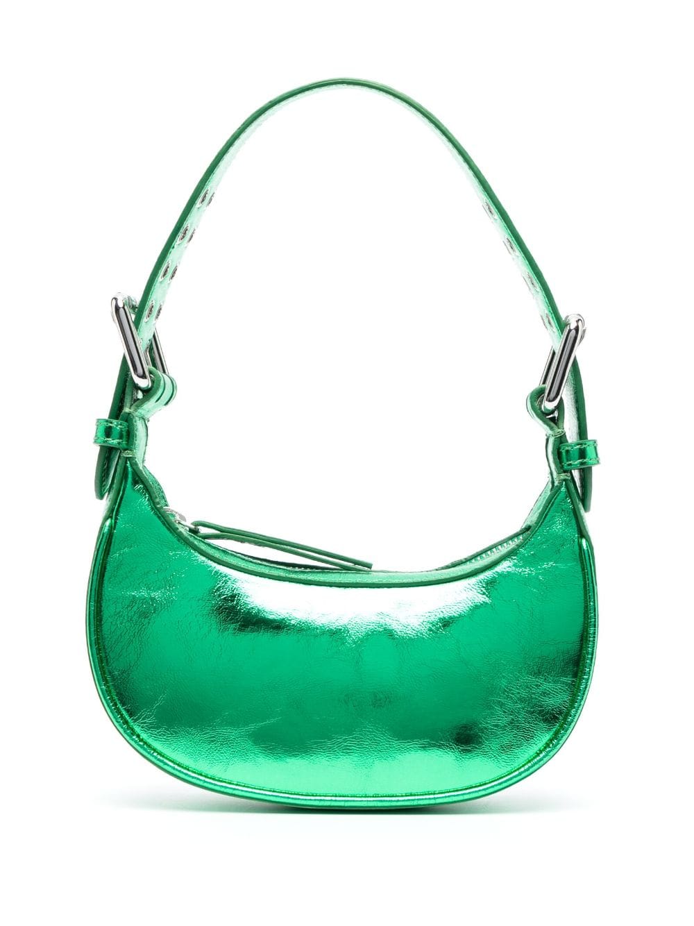 BY FAR metallic-effect tote bag - Green von BY FAR