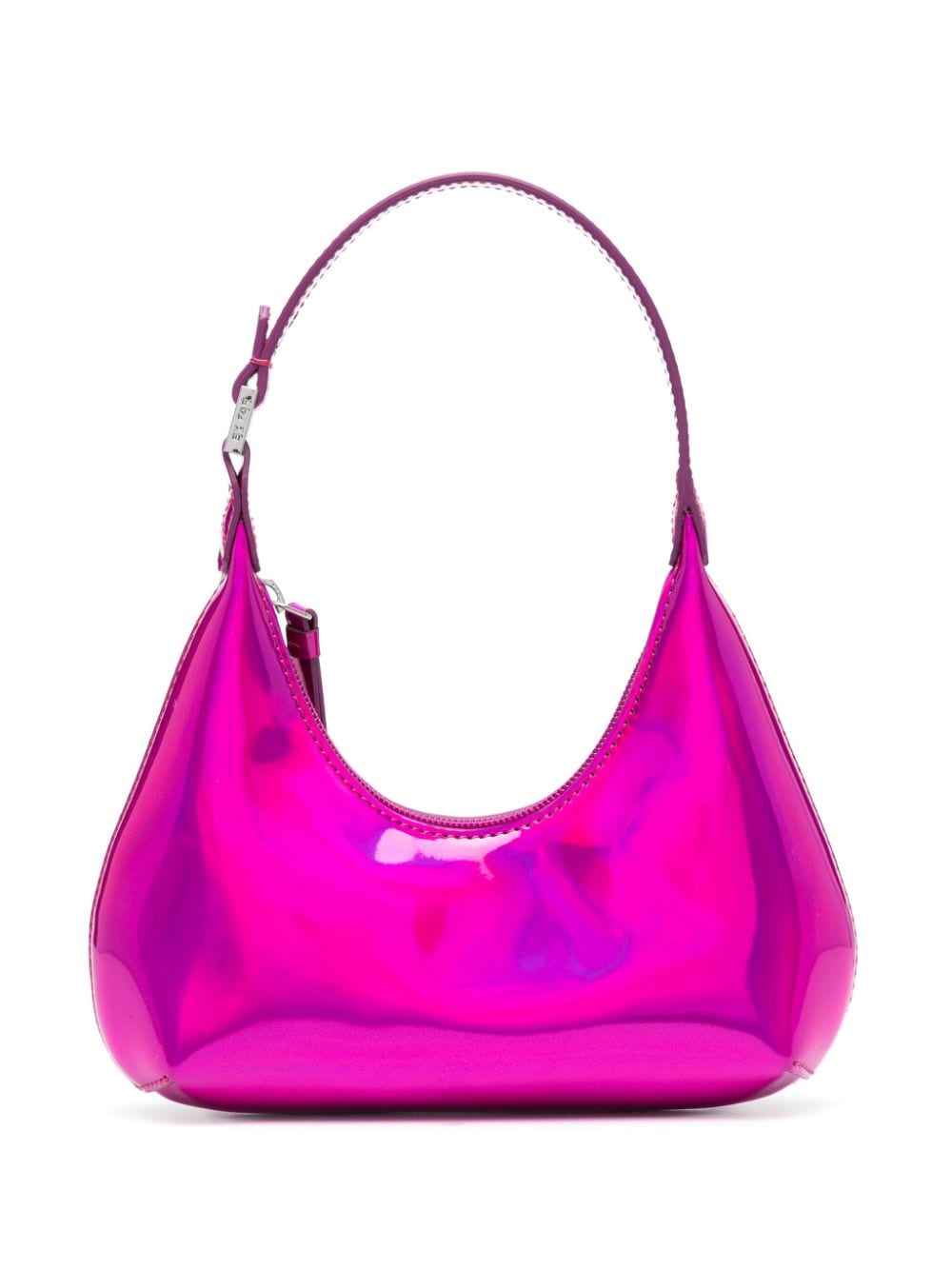 BY FAR metallic-finish shoulder bag - Pink von BY FAR