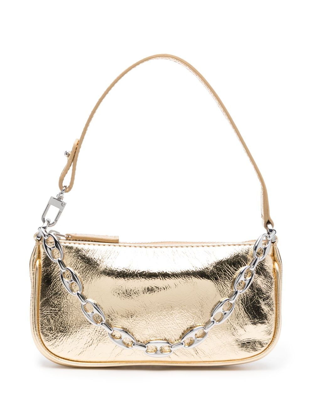 BY FAR mini Rachel metallic shoulder bag - Gold von BY FAR