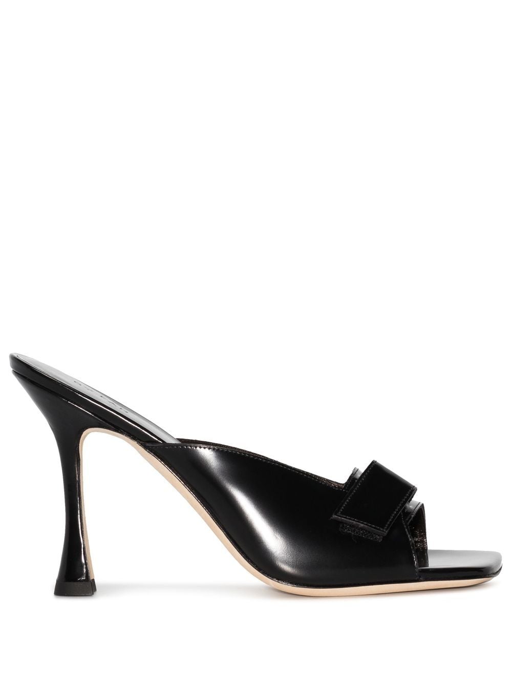 BY FAR open-toe stiletto-heel sandals - Black von BY FAR