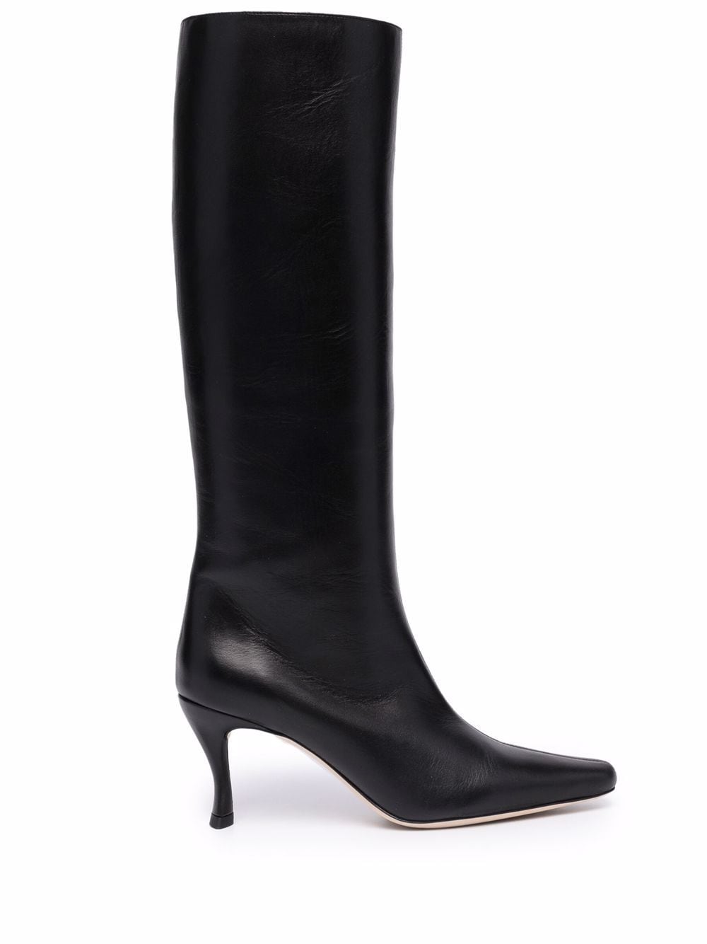 BY FAR pointed knee-length boots - Black von BY FAR