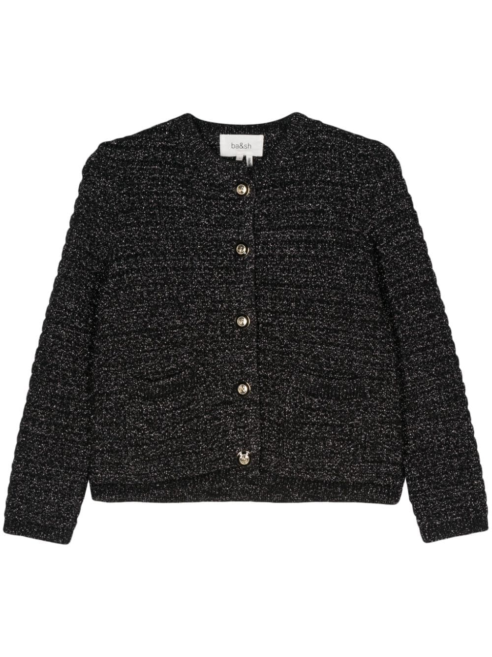 Ba&Sh Gaston metallic-threading cardigan - Black von Ba&Sh